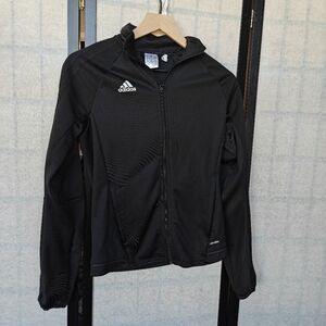 Adidas Climalite Long Sleeve Black Track Jacket